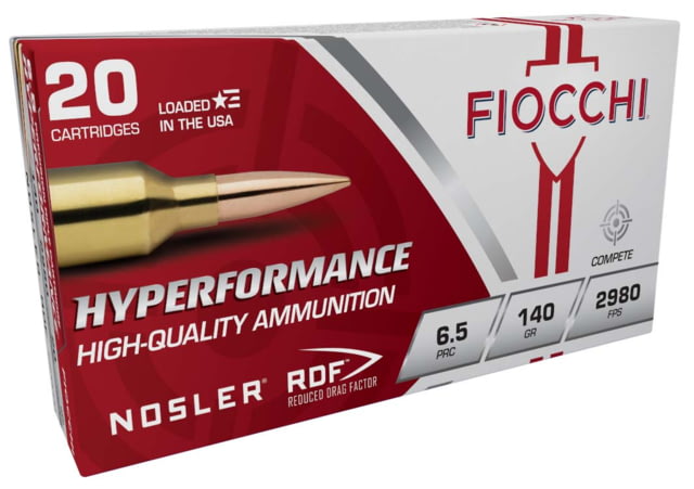 Fiocchi Hyperformance Match 6.5 PRC 140 Gr Rifle Centerfire Brass Rifle Ammo 20 Round cchi Hyperformance Match 6.5 PRC 140 Gr Rifle Centerfire Brass Rifle 20 Round Ammo