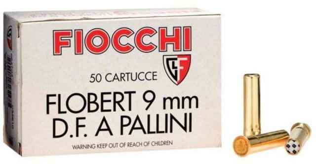 cchi Rimfire 9mm Flobert 8 Grain Shotshell Brass 50 Rounds Ammo