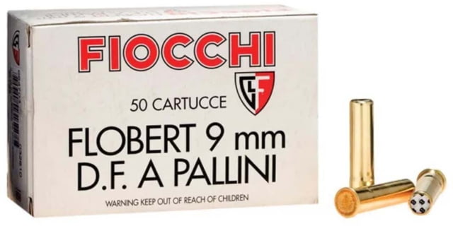 cchi Rimfire 9mm Flobert 9 Grain Shotshell Brass 50 Rounds Ammo
