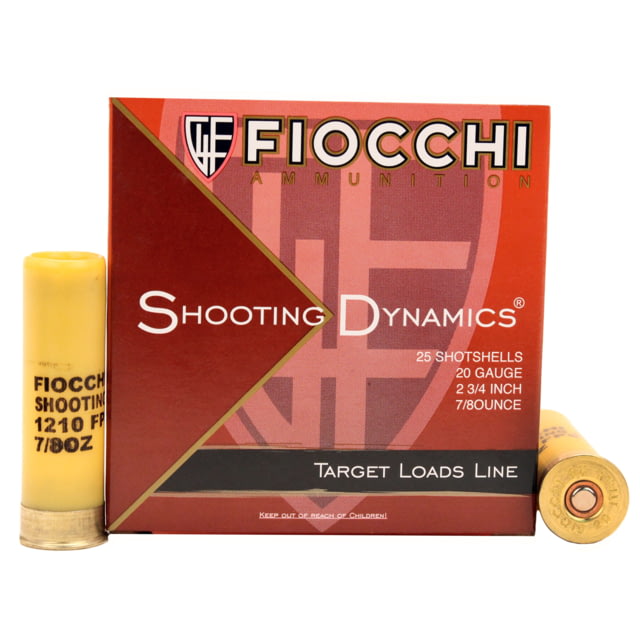 Fiocchi ShootngDynamics 20ga 2.75 Sz7.5 7/8oz/25 20SD75