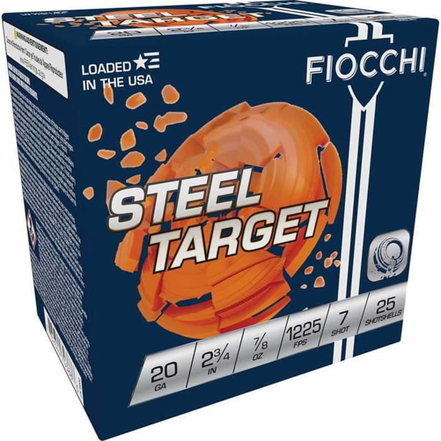 cchi Target Low Recoil 20 Gauge 7/8oz 2.75in Shotgun 25 Rounds Ammo