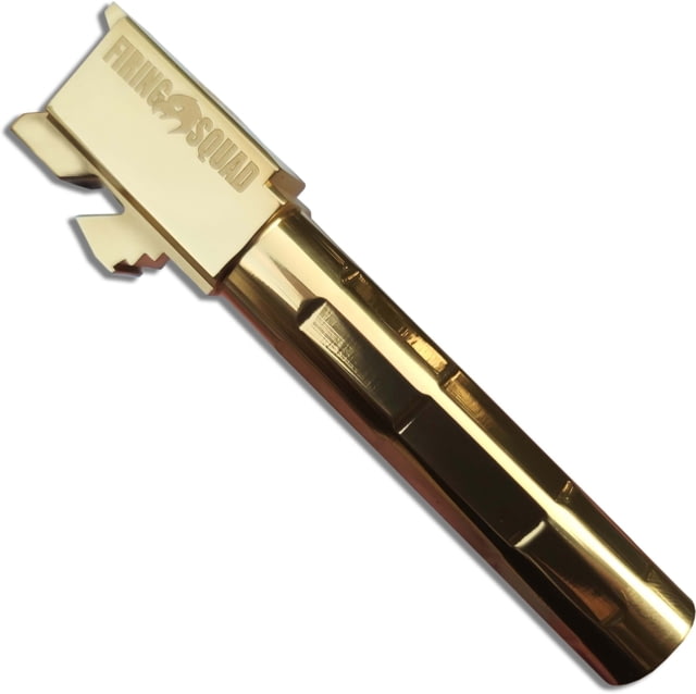 Firing Squad Firearms Glock 19 19X 45 Non-threaded Polished Barrel Gold Glock 19/19x/45 - Firing Squad Firearms
