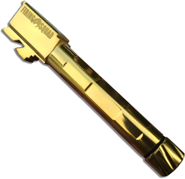 Firing Squad Firearms Glock 19 19X 45 Threaded Polished Barrel Gold Glock 19/19x/45 - Firing Squad Firearms