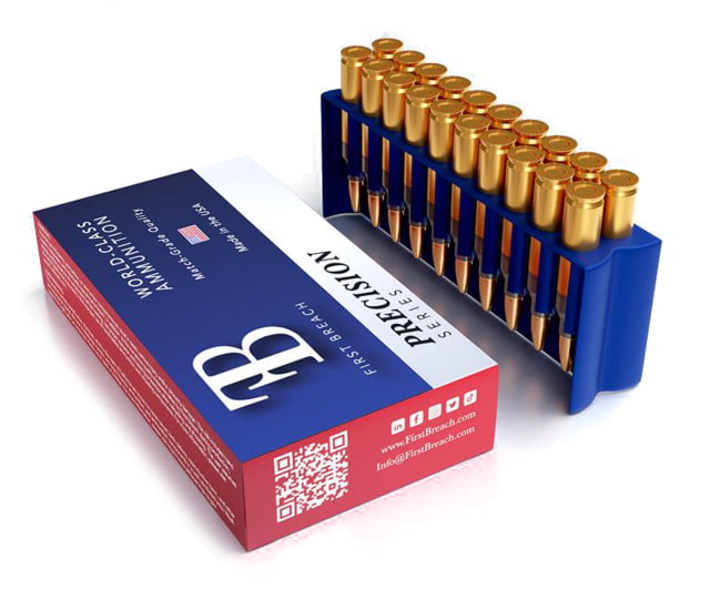 st Breach Precision Series .223 Remington 55 Grain Full Metal Jacket Boat Tail 220 Brass Case Rifle 1000 Rounds Ammo