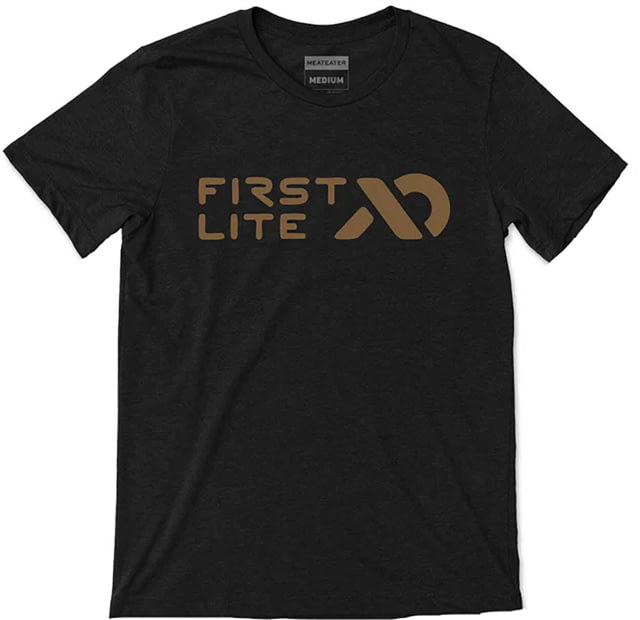 First Lite Horizontal Logo T-Shirt - Men's Black 2XL