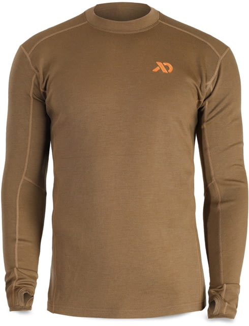 First Lite Kiln Long Sleeve Crew - Men's Dry Earth Medium
