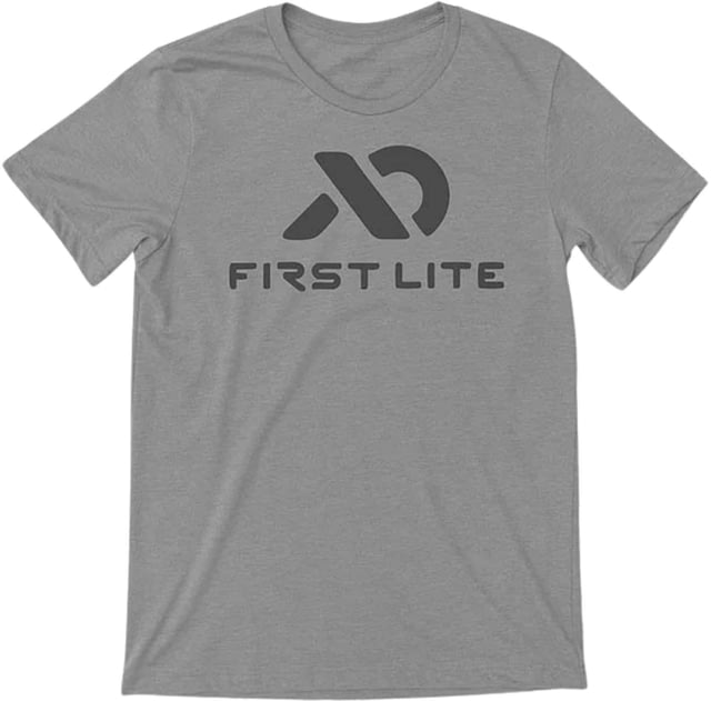 First Lite Logo T-Shirt - Men's Grey Heather 3XL