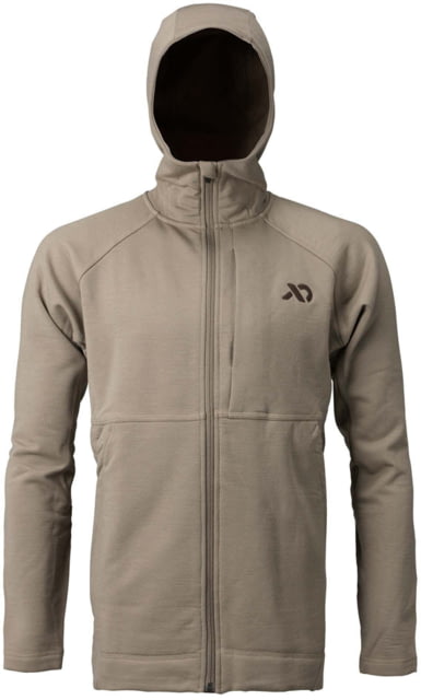 First Lite Rugged Wool Full Zip Jacket - Men's Walnut Extra Large