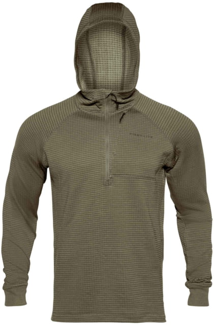 First Lite First Lite ThermaGrid Merino Hoody - Men's Morel Large - $119.49 at Optics Planet