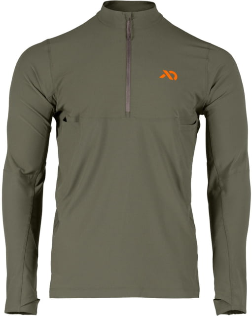 First Lite Trace Quarter Zip - Men's Conifer Large