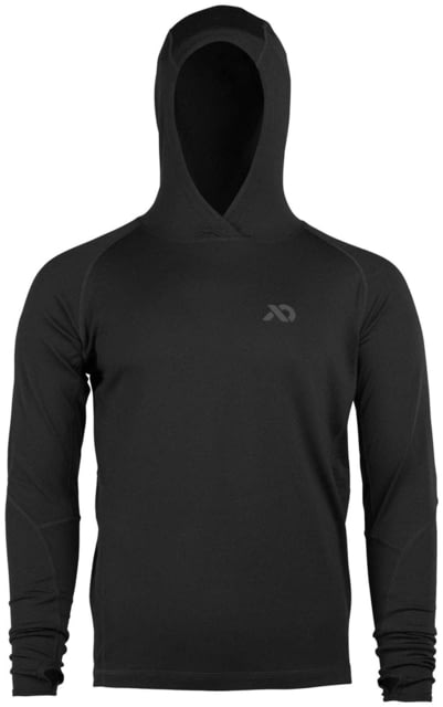 First Lite First Lite Wick Hoody - Men's Black on Black Large - $117.00 at Optics Planet