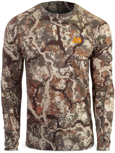 First Lite Wick Long Sleeve Crew - Men's Specter Extra Large