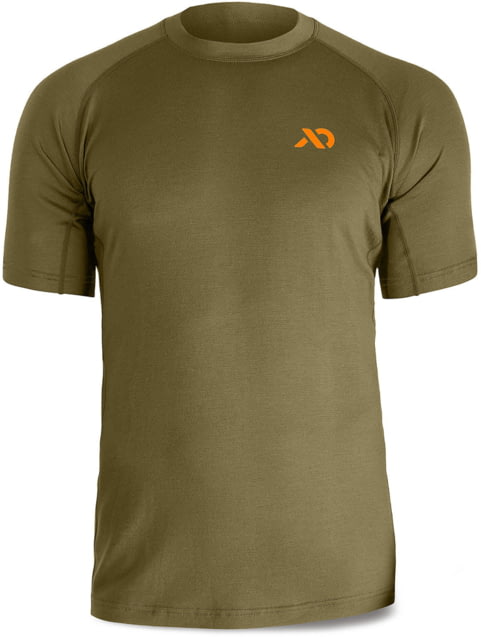 First Lite Wick Short Sleeve Crew - Men's Conifer Large