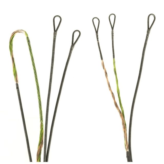 First String Premium String Kit Green/Brown Hoyt Spyder30 2Cam - First String