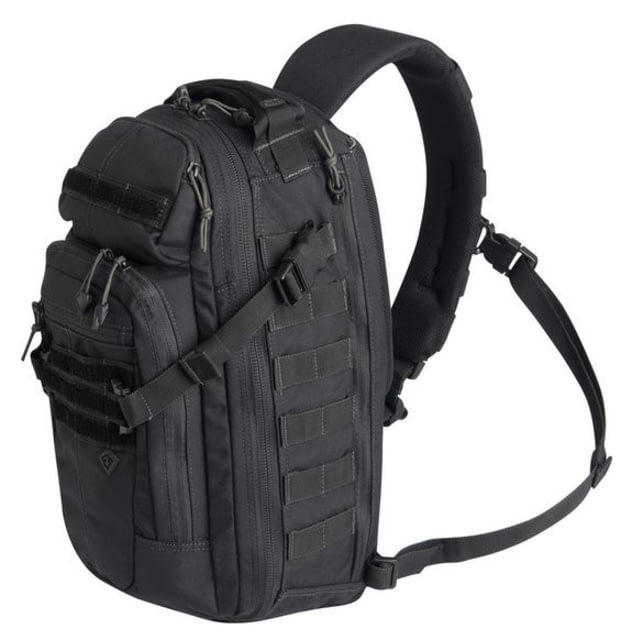 First Tactical Crosshatch Sling Pack Black - First Tactical