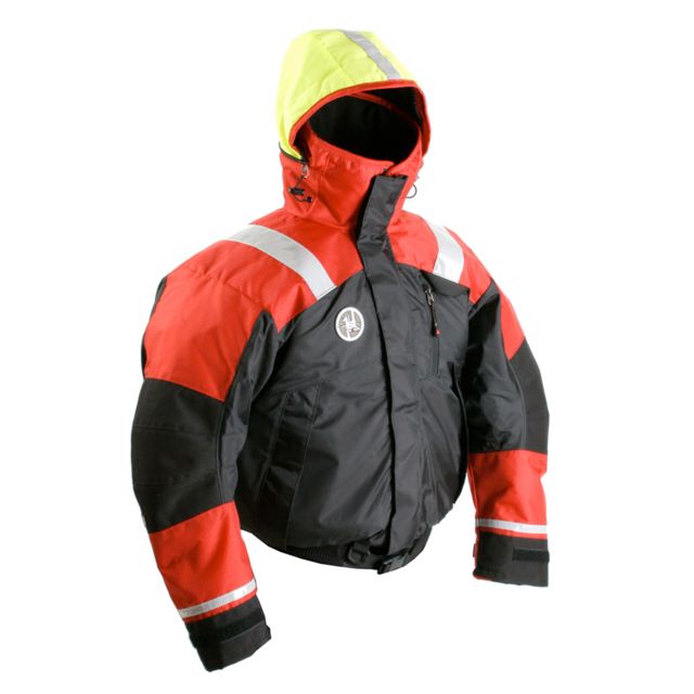Firstwatch  Flotation Bomber Jacket - Red/Black - Small