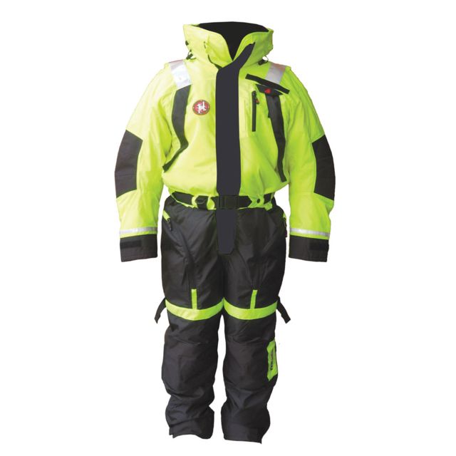 Firstwatch Anti-Exposure Suit - Hi-Vis Yellow/Black - Medium, AS-1100-HV-M