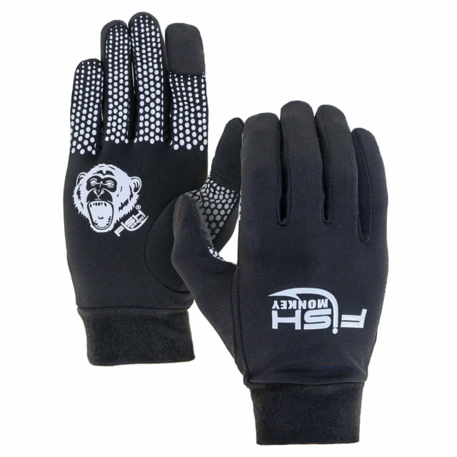 Fish Monkey Monkey Hands Glove Liner Black S/M - Fish Monkey