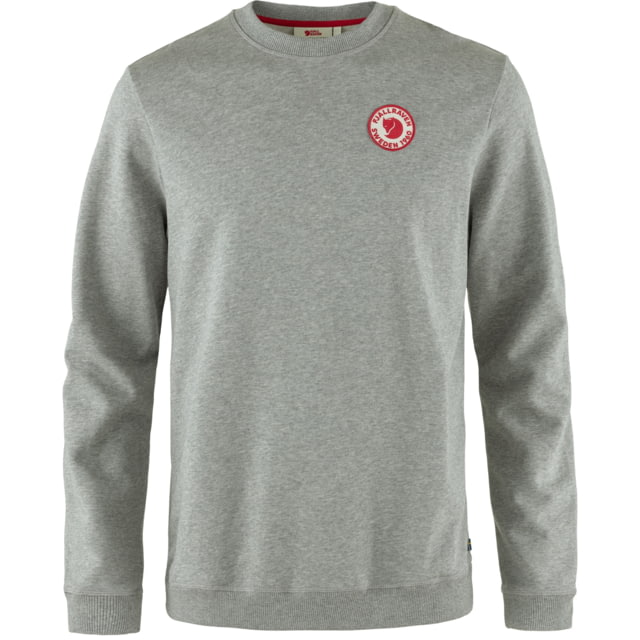 Fjallraven 1960 Logo Badge Sweater - Men's Grey/Melange Extra Small
