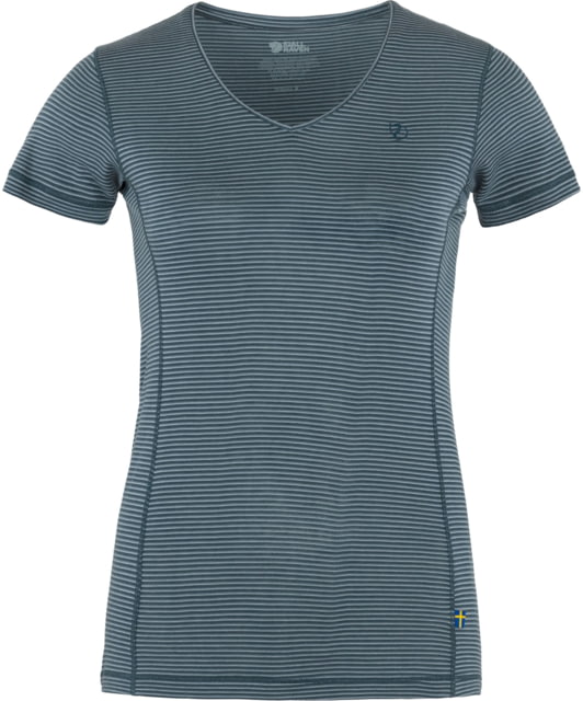 Fjallraven Abisko Cool T-Shirt - Women's Indigo Blue Small
