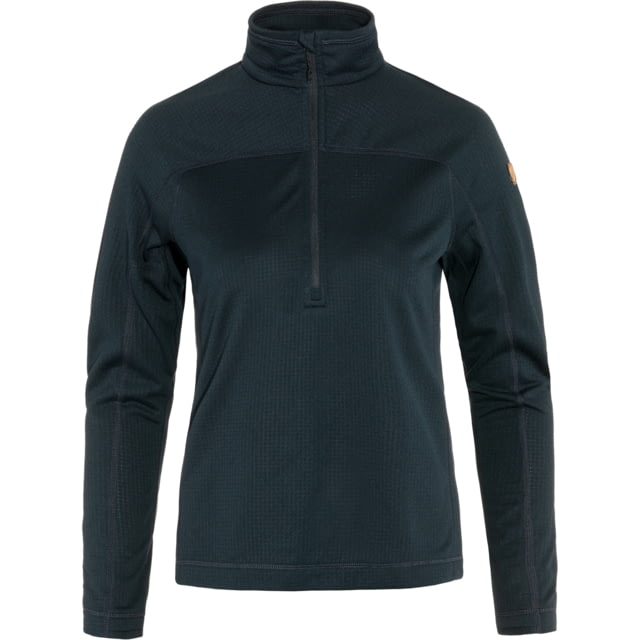 Fjallraven Fjallraven Abisko Lite Fleece Half Zip - Women's Dark Navy Large - $55.15 at Optics Planet