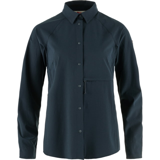 Fjallraven Fjallraven Abisko Trekking Shirt - Women's Dark Navy 2XS - $112.00 at Optics Planet