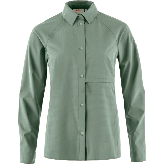 Fjallraven Fjallraven Abisko Trekking Shirt - Women's Patina Green Small - $112.00 at Optics Planet