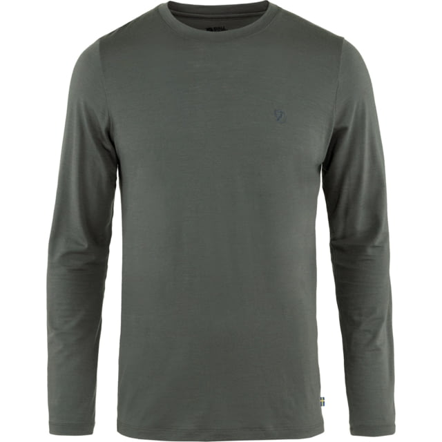 Fjallraven Abisko Wool Long Sleeve - Men's Basalt Extra Large