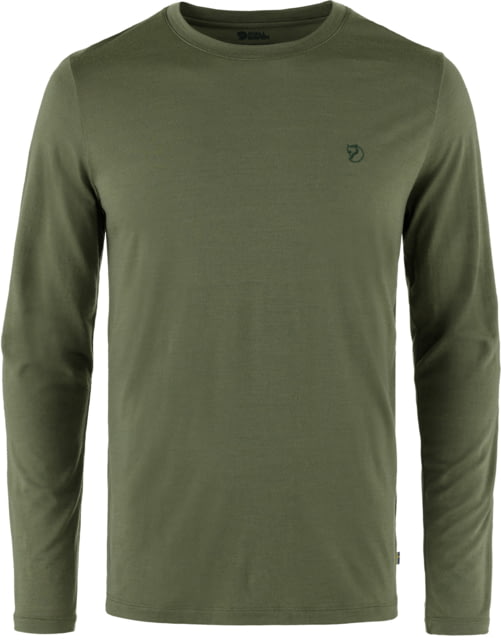 Fjallraven Abisko Wool Long Sleeve - Men's Laurel Green Extra Large