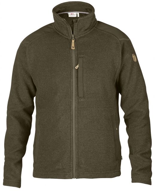 Fjallraven Fjallraven Buck Fleece Jacket - Men's Dark Olive Small - $180.00 at Optics Planet