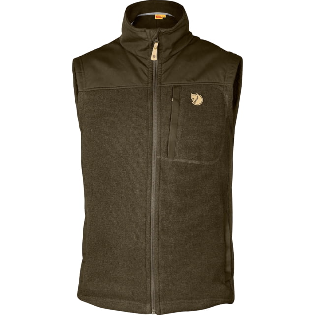 Fjallraven Buck Fleece Vest - Men's Dark Olive 3XL
