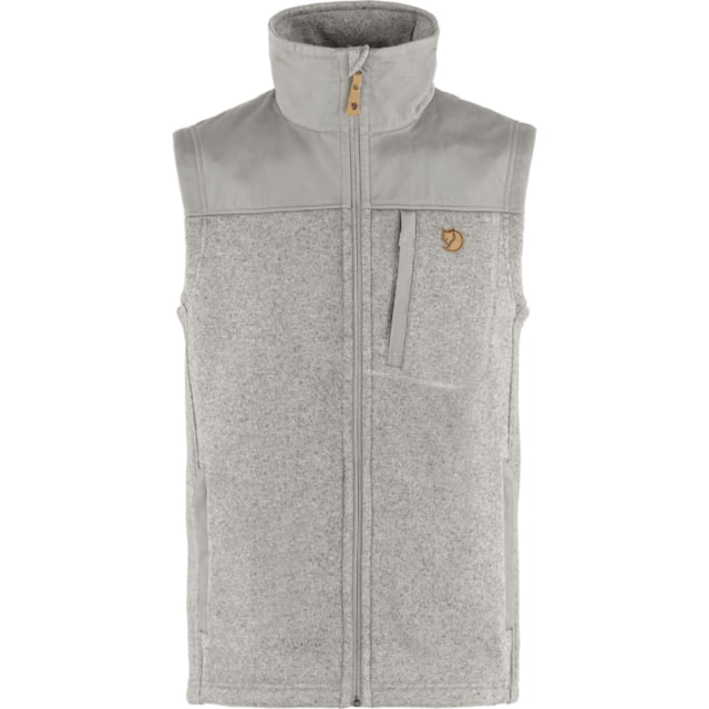 Fjallraven Buck Fleece Vest - Mens Grey/Melange 2XL