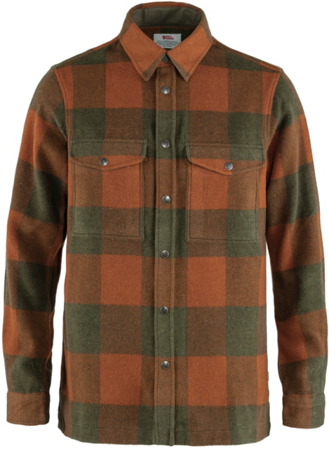 Fjallraven Fjallraven Canada Shirt - Men's Autumn Leaf/Laurel Green Small - $92.65 at Optics Planet