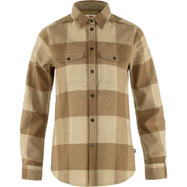 Fjallraven Fjallraven Canada Shirt - Women's Buckwheat Brown-Light Beige Small - $87.64 at Optics Planet