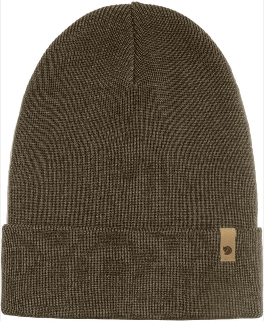 Fjallraven Classic Knit Hat Dark Olive One Size