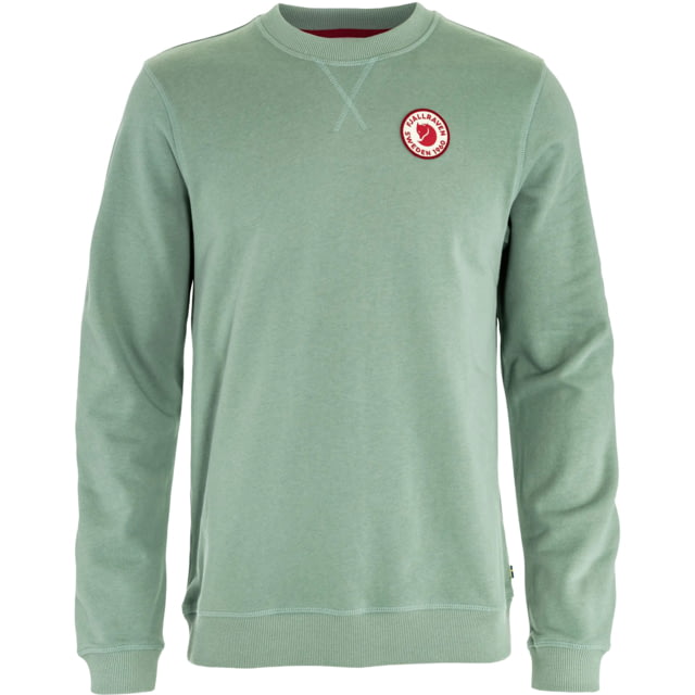 Fjallraven Fjallraven 1960 Logo Badge Sweater - Men's Misty Green Small - $83.13 at Optics Planet