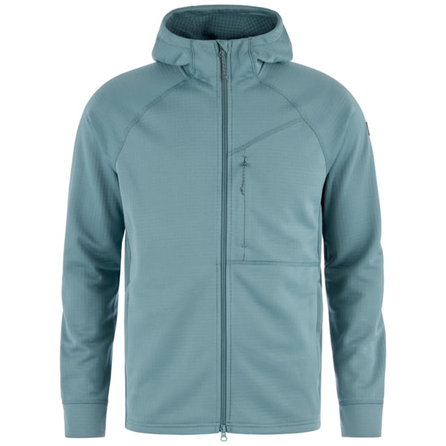 Fjallraven Abisko Grid Fleece Hoodie - Men's Nimbus Blue Medium