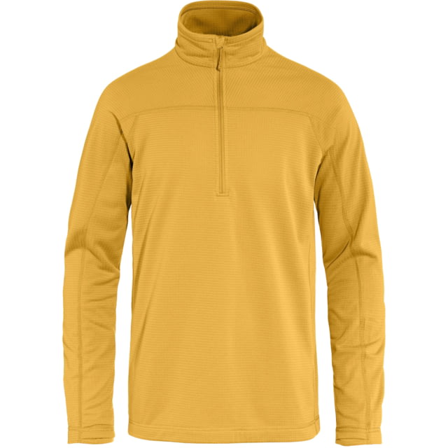 Fjallraven Fjallraven Abisko Lite Fleece Half Zip - Men's Ochre Small - $95.99 at Optics Planet