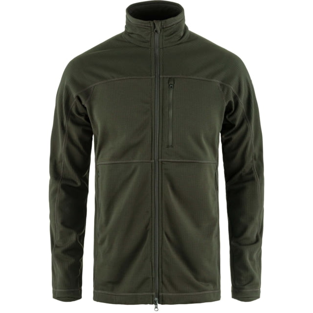 Fjallraven Fjallraven Abisko Lite Fleece Jacket - Men's Deep Forest Extra Large - $145.00 at Optics Planet