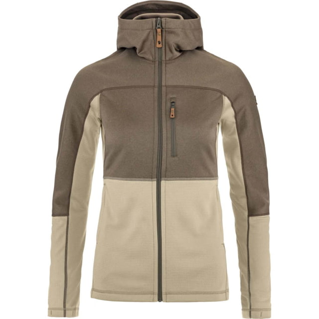 Fjallraven Fjallraven Abisko Trail Fleece - Women's Fossil-Suede Brown Extra Small - $109.24 at Optics Planet