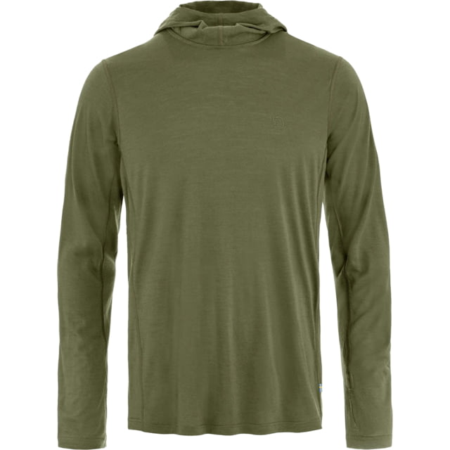 Fjallraven Fjallraven Abisko Wool Hoodie - Men's Laurel Green Small - $140.00 at Optics Planet