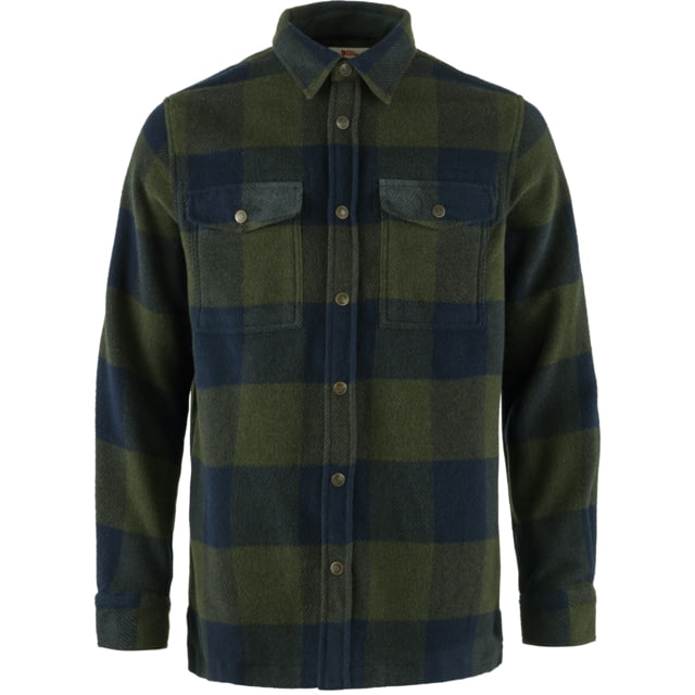 Fjallraven Canada Shirt - Men's Deep Forest-Dark Navy Large