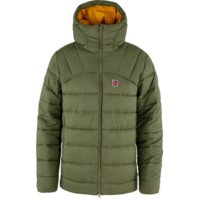 Fjallraven Expedition Mid Winter Jacket - Men's Green-Mustard Yellow Medium