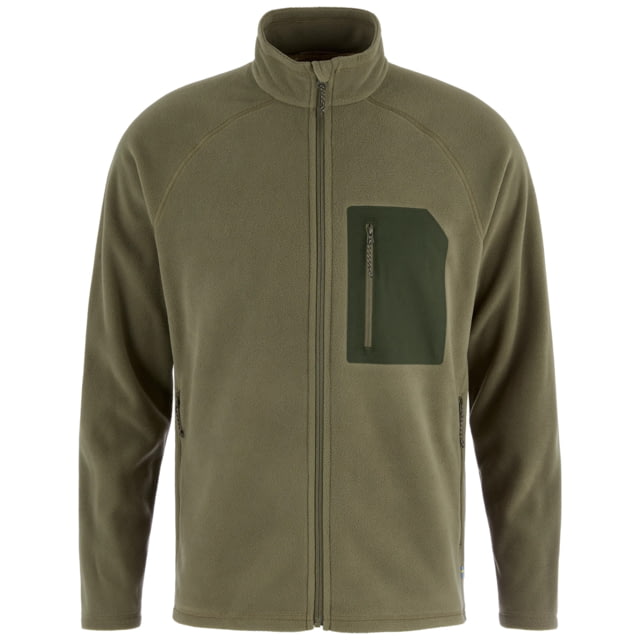 Fjallraven Fjallraven Kaipak Fleece Jacket - Men's Laurel Green-Deep Forest Small - $90.00 at Optics Planet