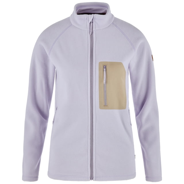 Fjallraven Fjallraven Kaipak Fleece Jacket - Women's Lavender Mist-Fossil Large - $90.00 at Optics Planet