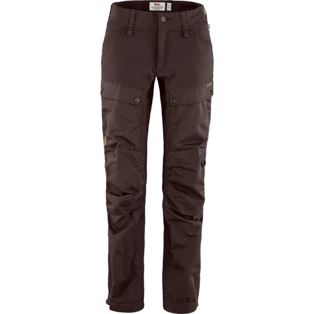 Fjallraven Keb Curved Trousers - Women's Black Oak 34/R