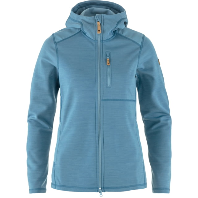 Fjallraven Fjallraven Keb Fleece Hoodie - Women's Dawn Blue Extra Small - $250.00 at Optics Planet