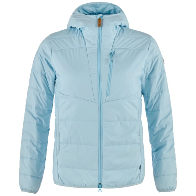 Fjallraven Keb Padded Hoodie Jacket - Women's Breeze Blue Extra Small