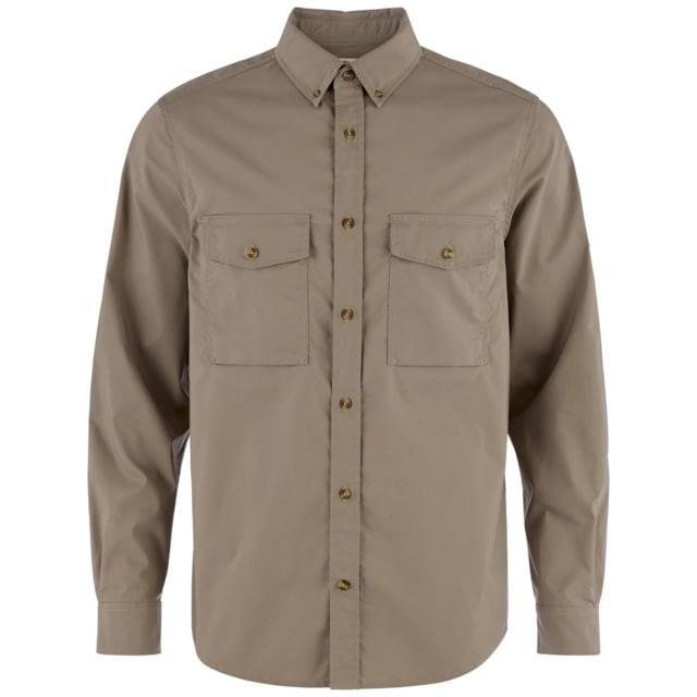 Fjallraven Ovik G-1000 Shirt Long Sleeve - Men's Suede Brown Large