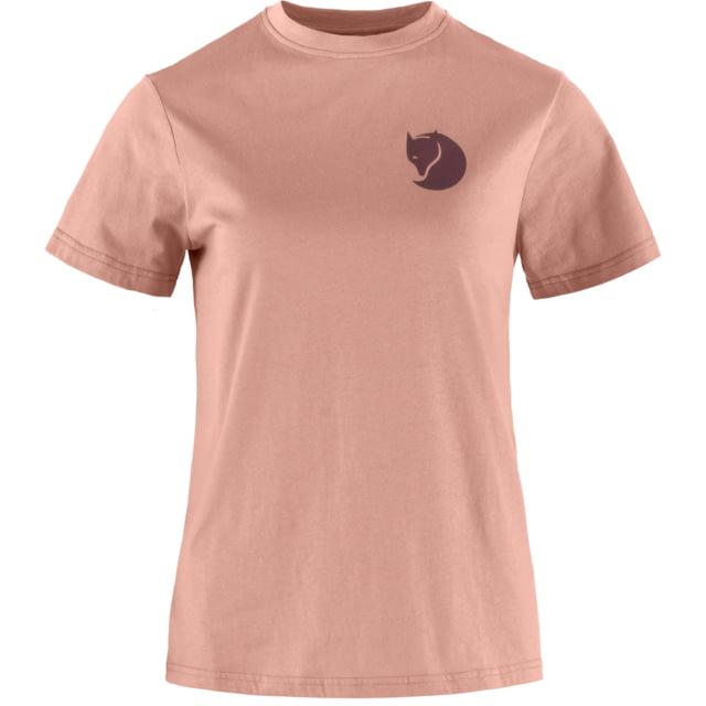 Fjallraven Fjallraven Fox Boxy Logo Tee - Women's Dusty Rose Small - $45.00 at Optics Planet